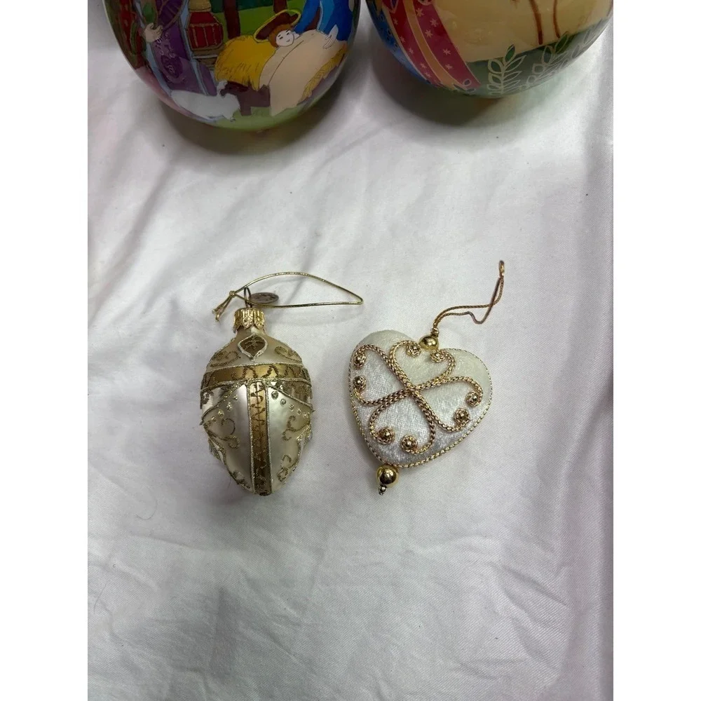Christmas bundle Christmas ornaments candle holder and ornament holder